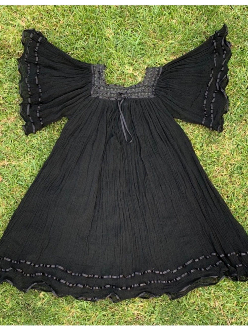 Mexican gauze Angelita Bohemian Dress OS NEW - Picture 1 of 1